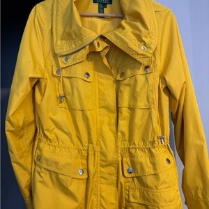 Polo Ralph Lauren Sunlit Yellow Rain Jacket Size L